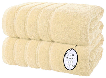 2x-LARGE BATH TOWELS 800 GSM 100% EGYPTIAN COTTON SUPER JUMBO TOWELS 70 X 130 cm Towelsworld